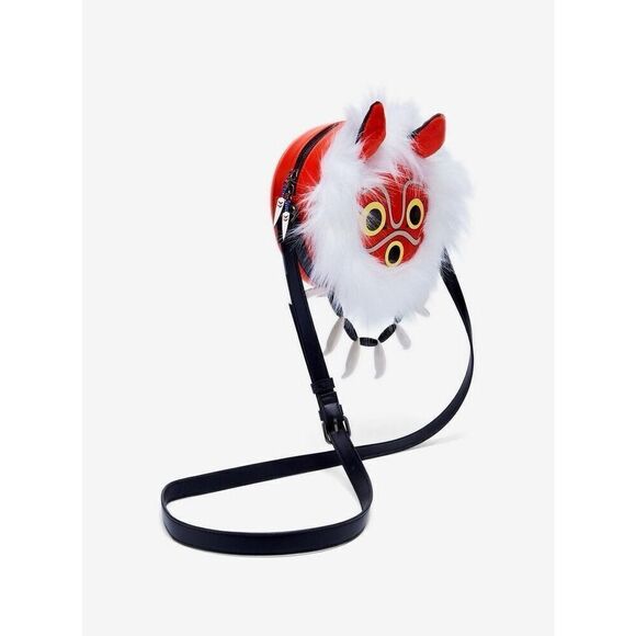 Studio Ghibli Princess Mononoke San's Mask Figural Crossbody Bag - Picture 4 of 5